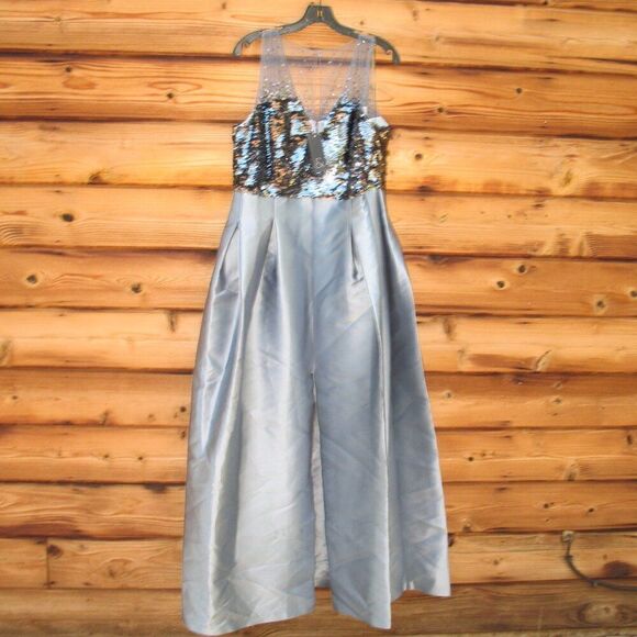 Sachin + Babi Womens Erica High Shine Gown Dress Pockets - Picture 6 of 14